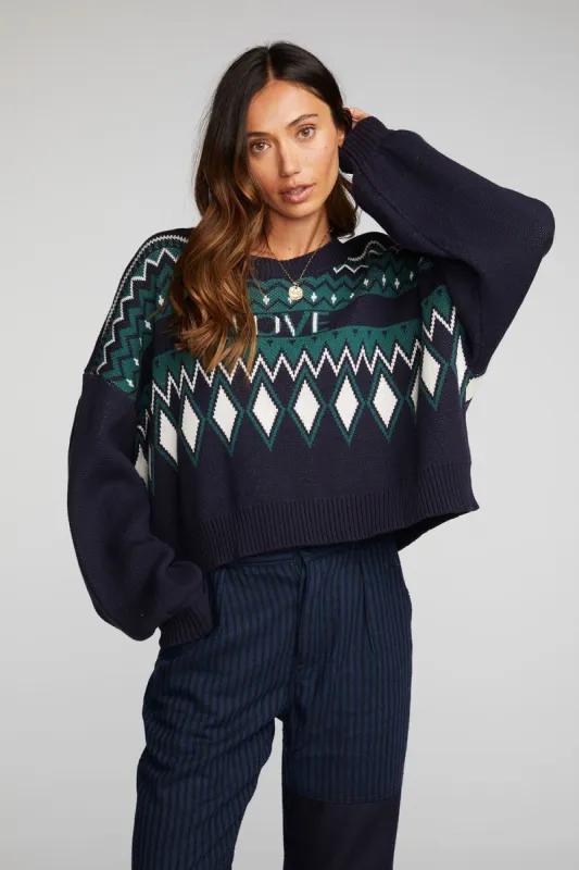 Love Fairisle Knit Sweater sold by Chaser