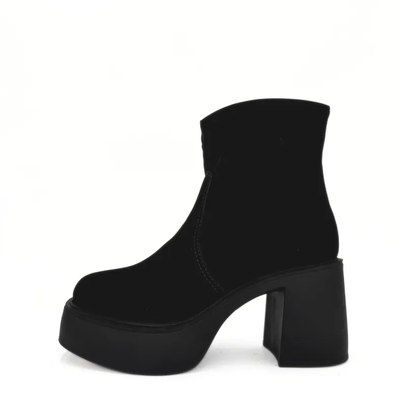 Vanson Nubuck Platform Boots sold by chelsea crew