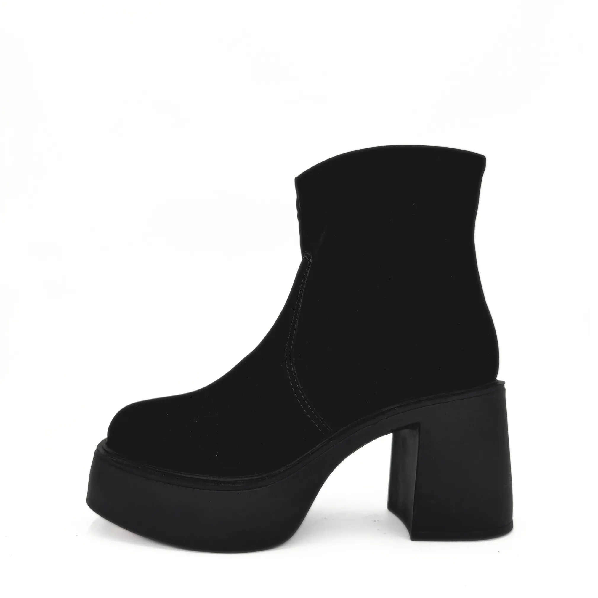 Vanson Nubuck Platform Boots sold by chelsea crew