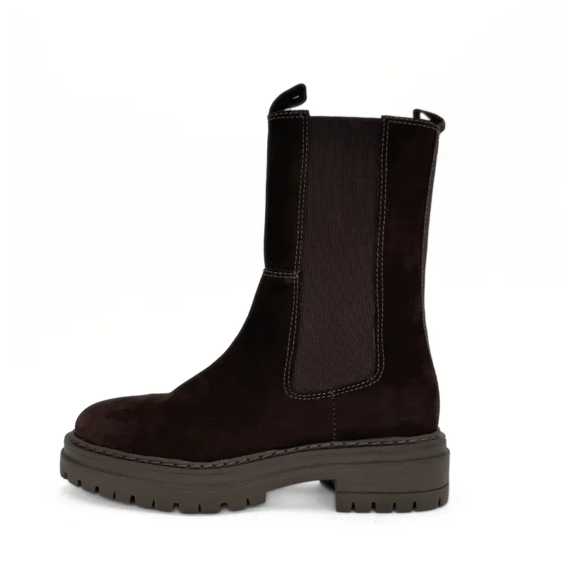 Sherry Nubuck Lugsole Booties sold by chelsea crew