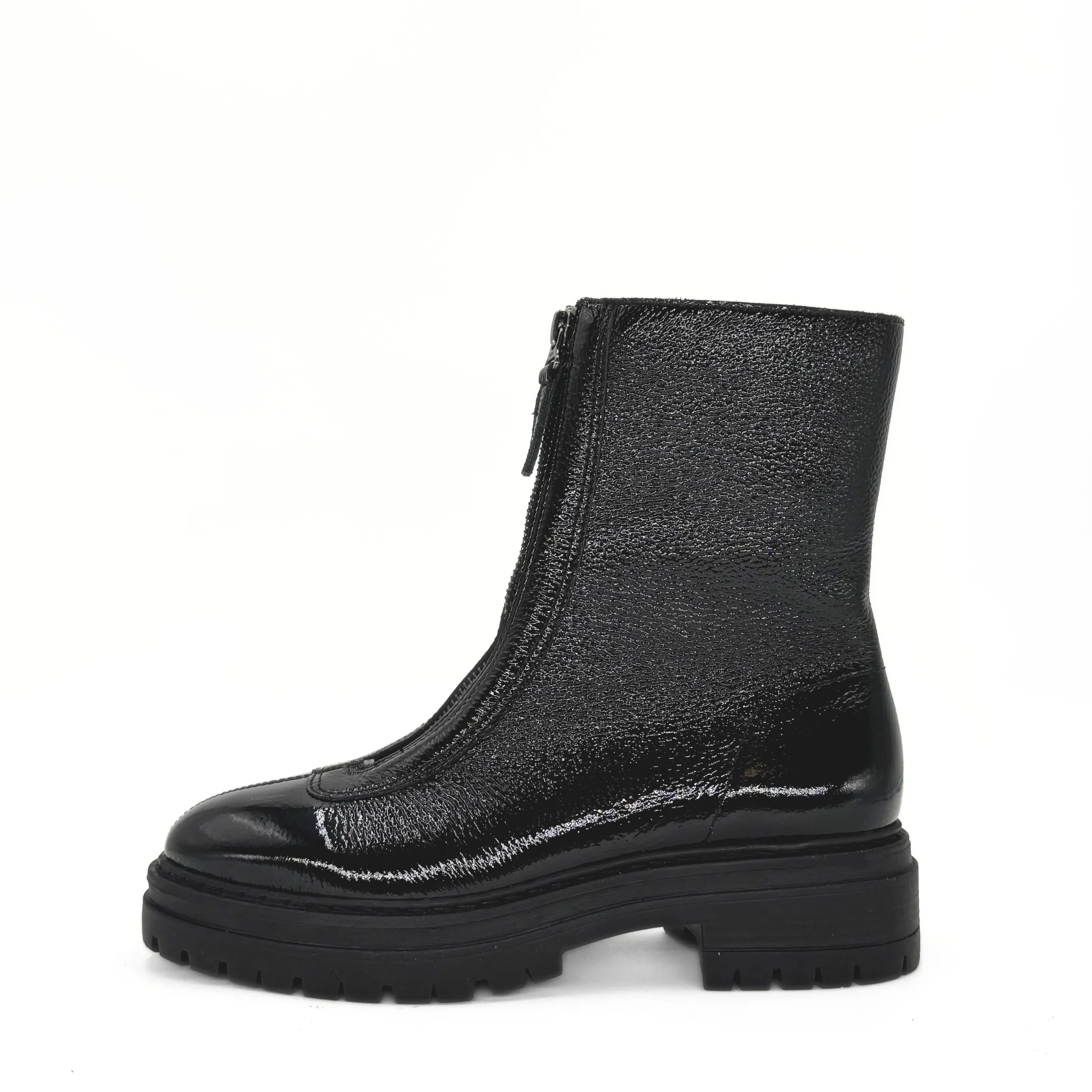 Zorro Patent Leather Booties sold by chelsea crew