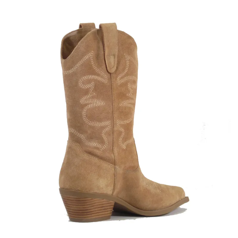 Racketeer Suede Cowboy Boots sold by chelsea crew product image thumbnail 4