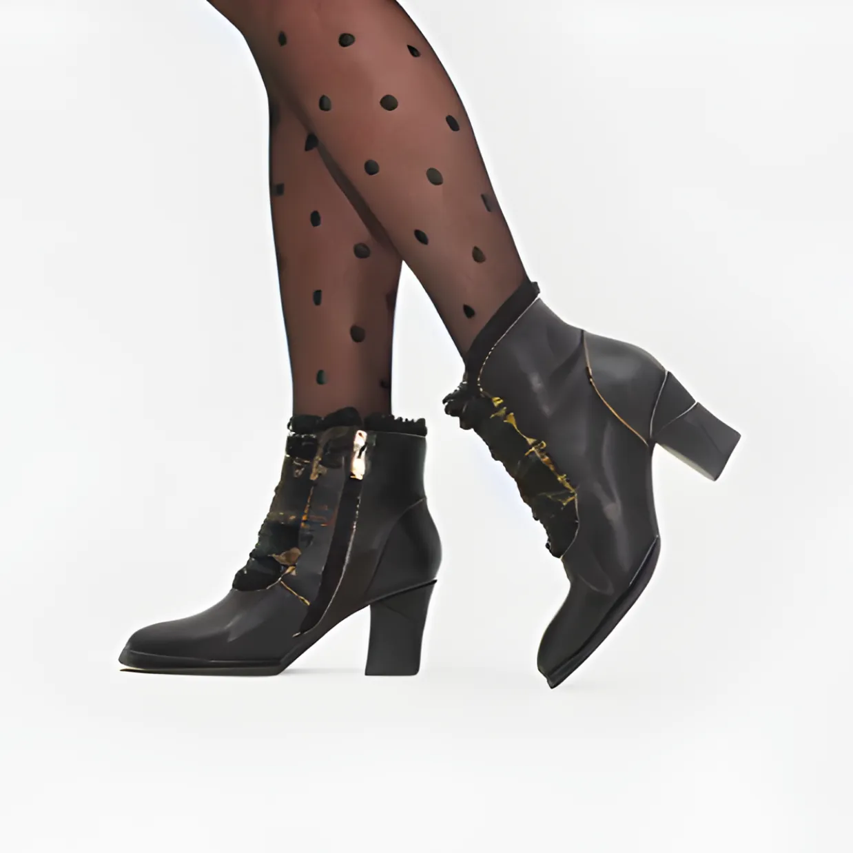 Galleria Metallic Victorian Booties sold by chelsea crew product image thumbnail 2