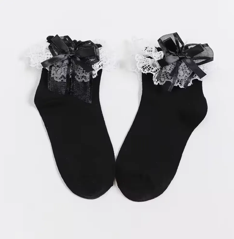 Bowey Lace Socks sold by chelsea crew product image thumbnail 4