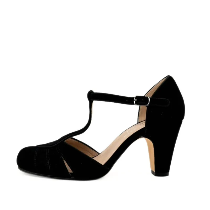 Mulberry Suede T-Strap Heels sold by chelsea crew