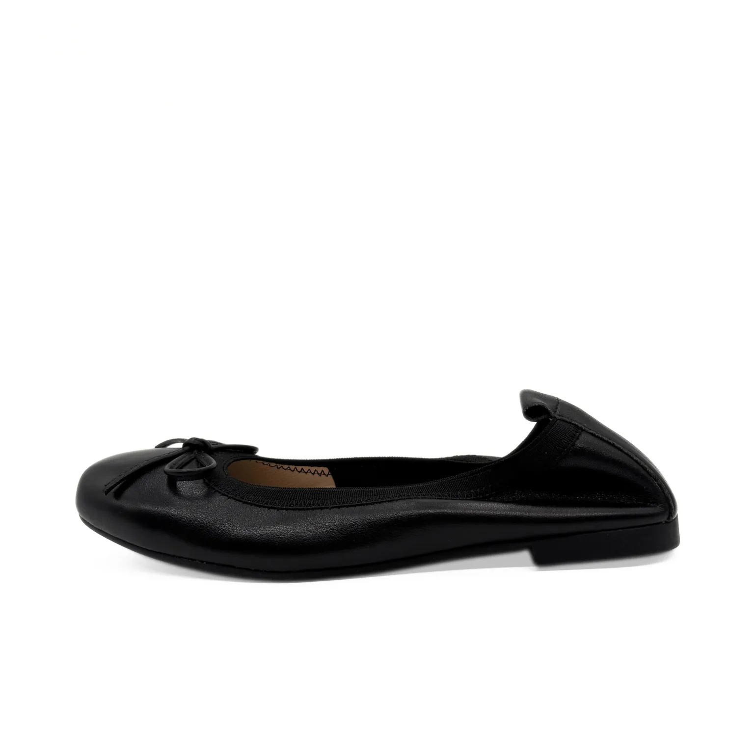 Jamie Leather Ballerina Flat sold by chelsea crew