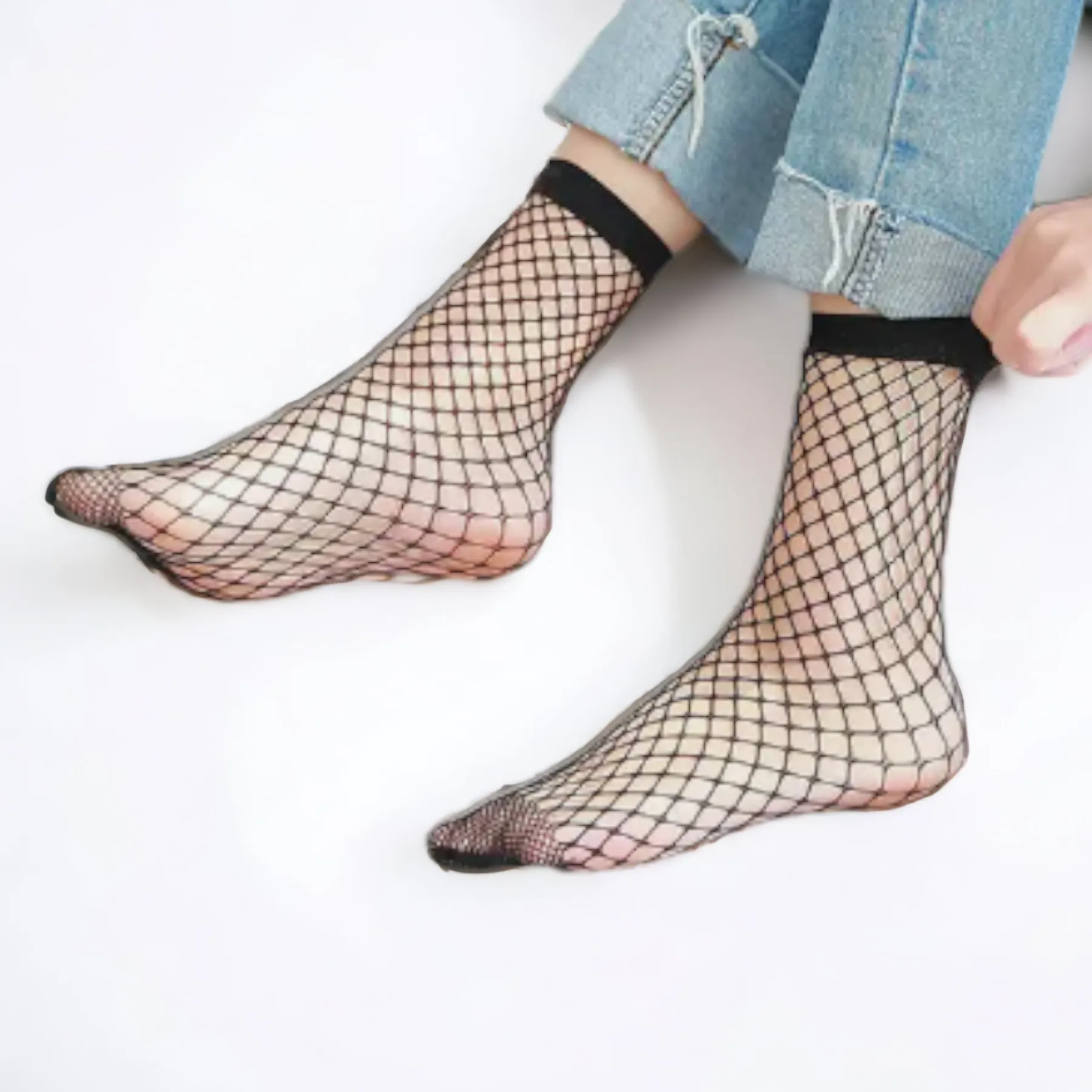 Fishy Fishnet Socks sold by chelsea crew product image thumbnail 2