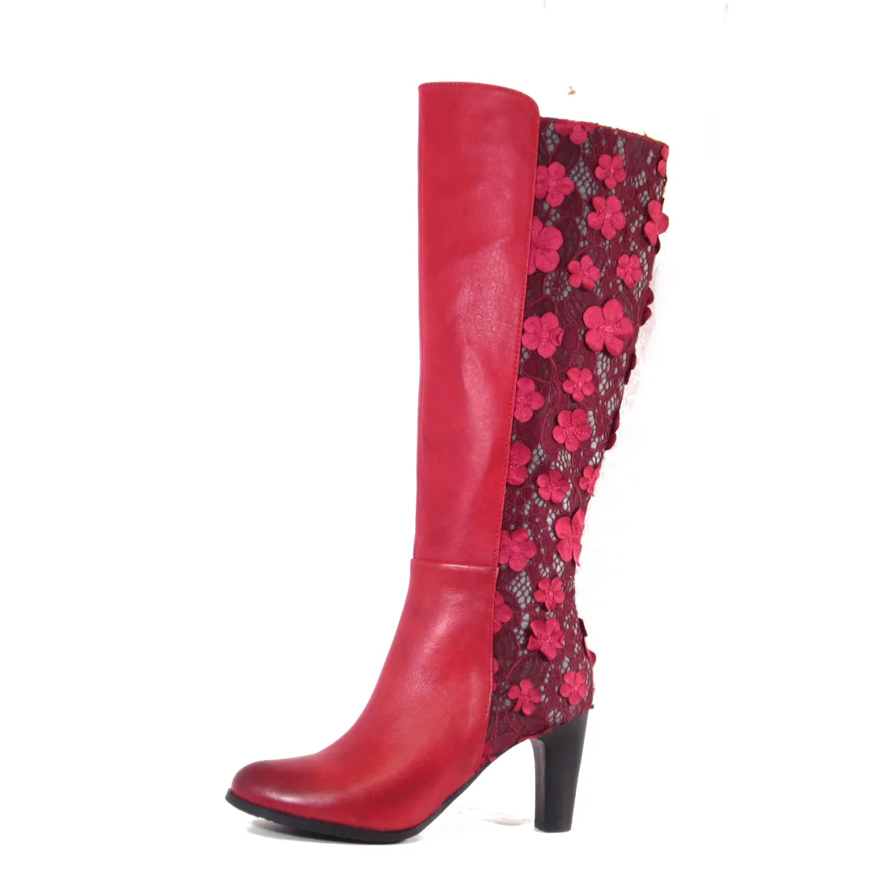 Geller Floral Lace Boots sold by chelsea crew