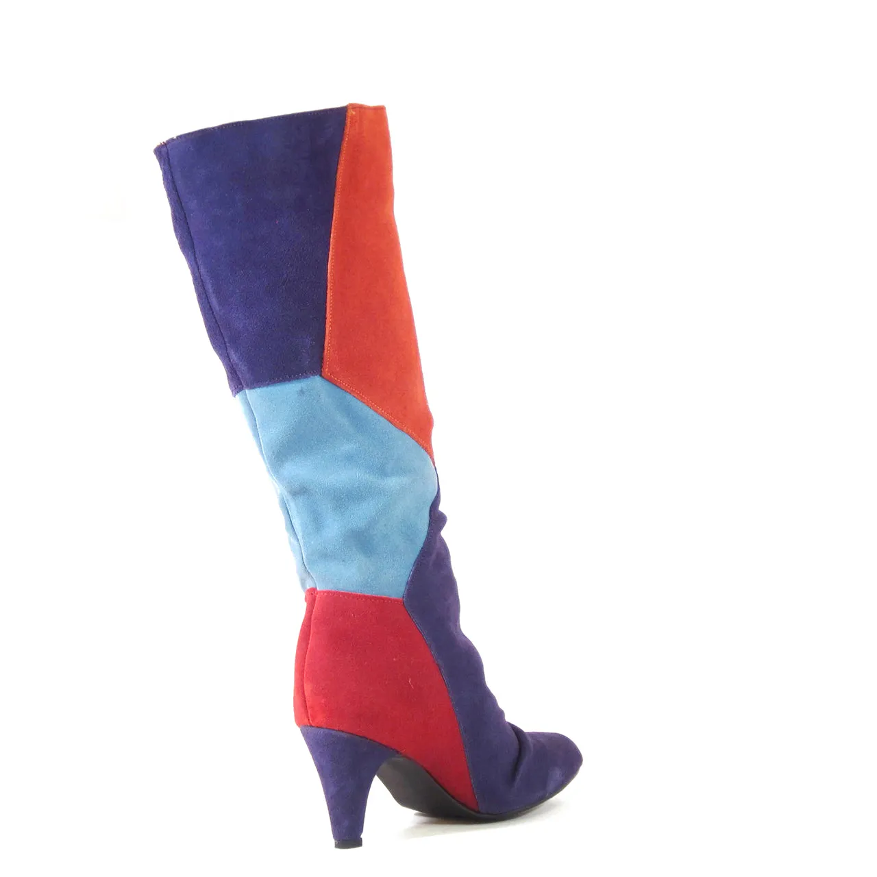 Samira Patchwork Tall Heeled Boots sold by chelsea crew product image thumbnail 3