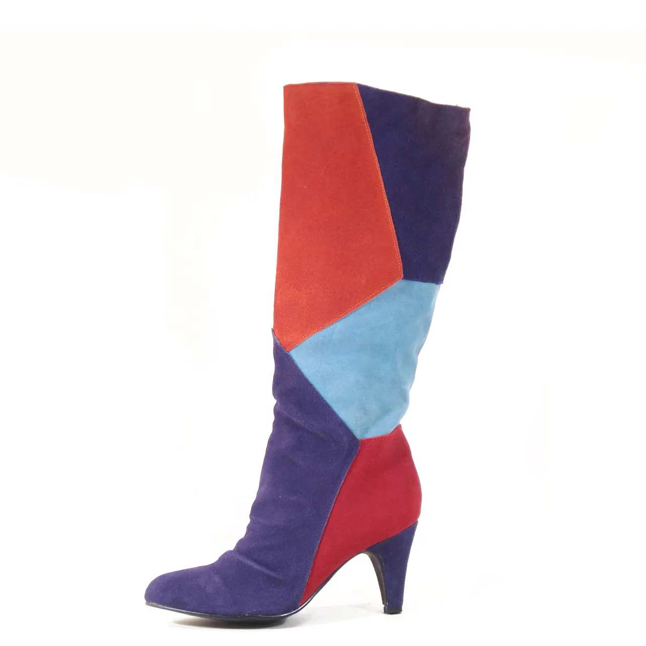 Samira Patchwork Tall Heeled Boots sold by chelsea crew product image thumbnail 5