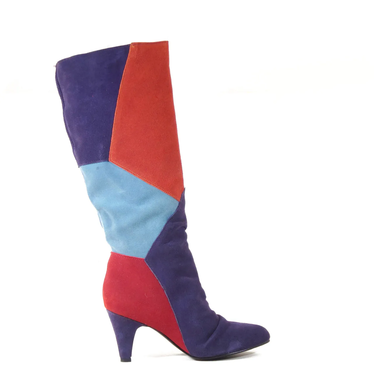Samira Patchwork Tall Heeled Boots sold by chelsea crew product image thumbnail 2