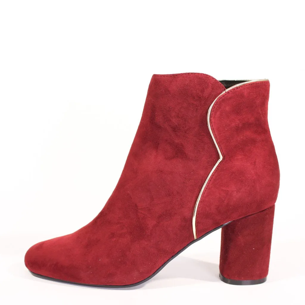 Tatiana Scallop Suede Booties sold by chelsea crew product image thumbnail 4