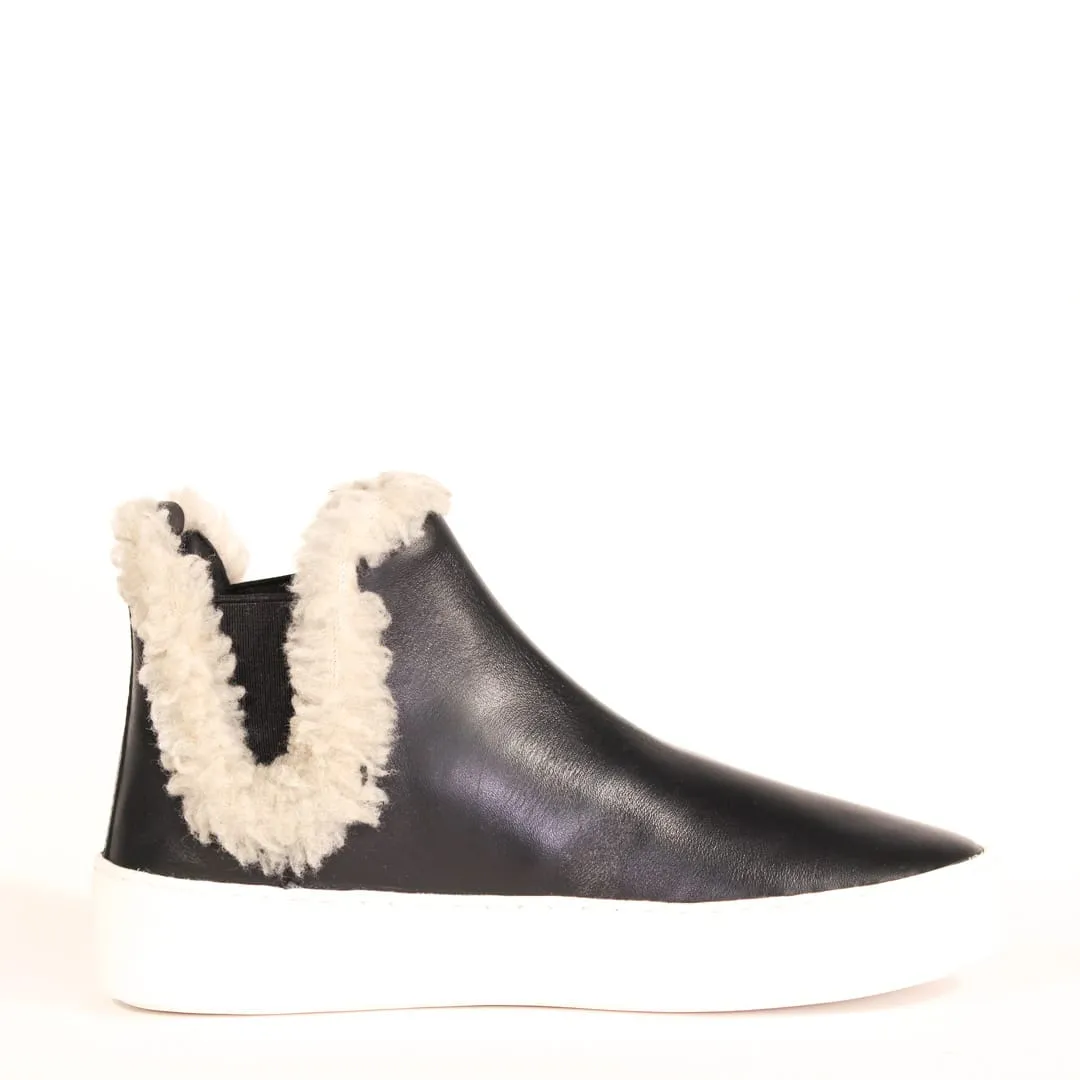 Winston Shearling Detail Sneakers sold by chelsea crew product image thumbnail 4
