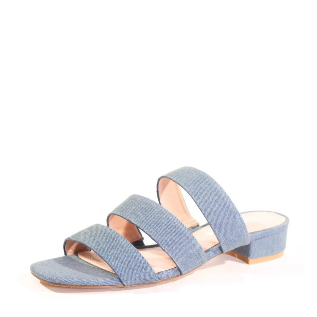 April Denim Sandal Mules sold by chelsea crew product image thumbnail 2