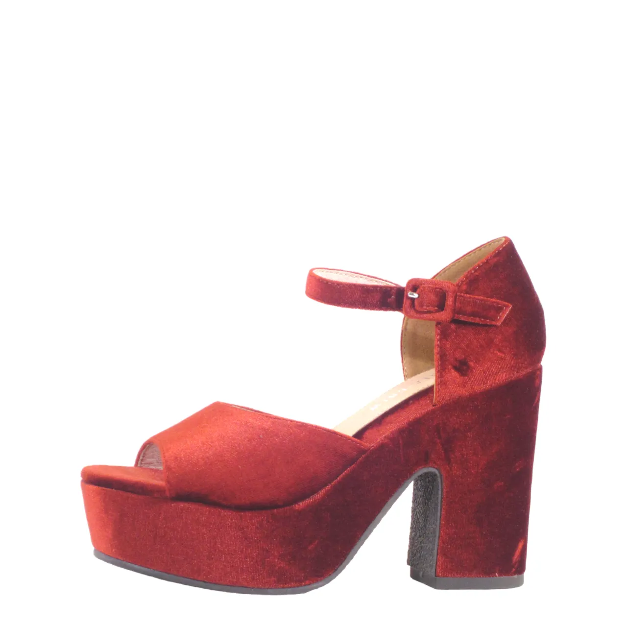 Quill Velvet Platform Heels sold by chelsea crew product image thumbnail 2
