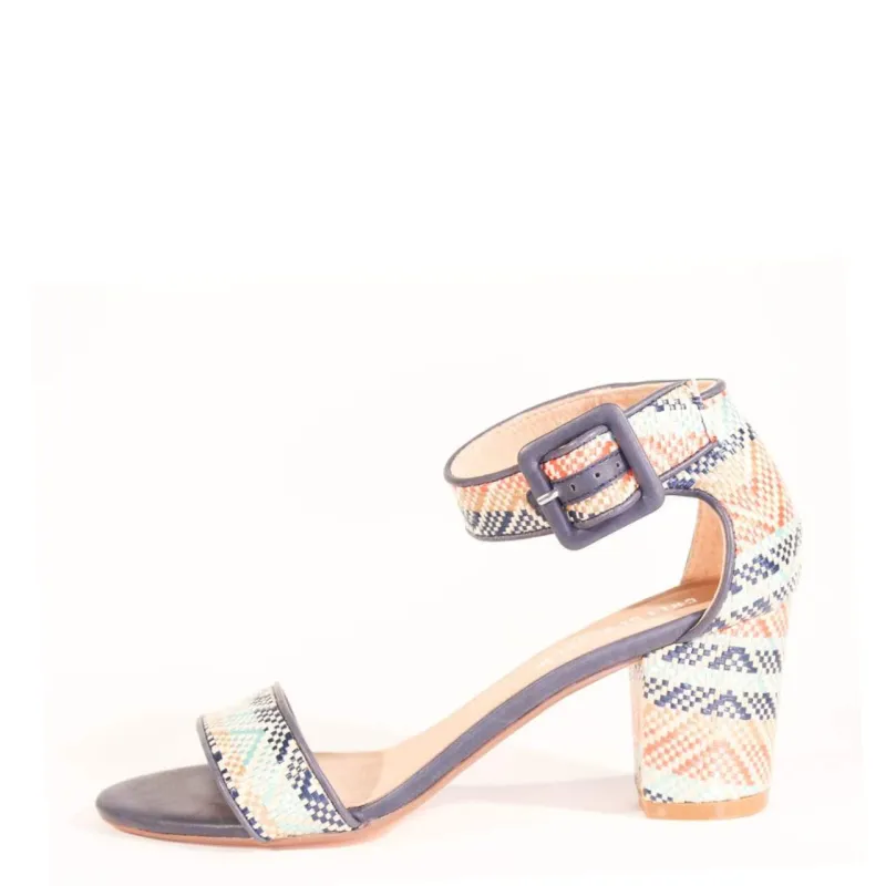 Elyse Colorful Sandal Heels sold by chelsea crew
