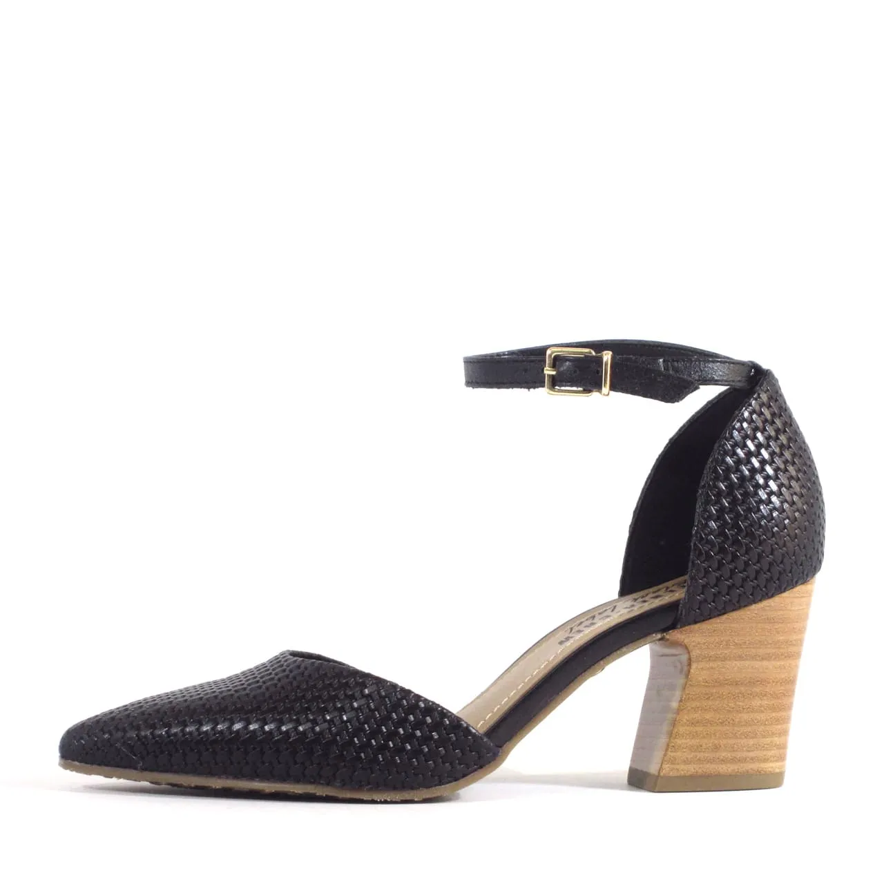 Miracle Woven Block Heeks sold by chelsea crew product image thumbnail 4