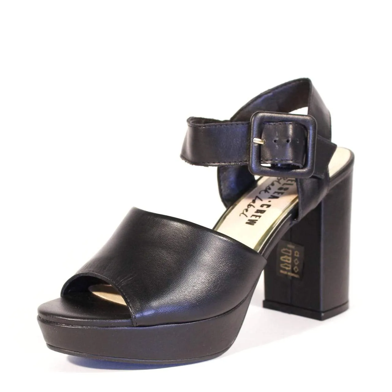 Rose Leather Platform Heels sold by chelsea crew product image thumbnail 4