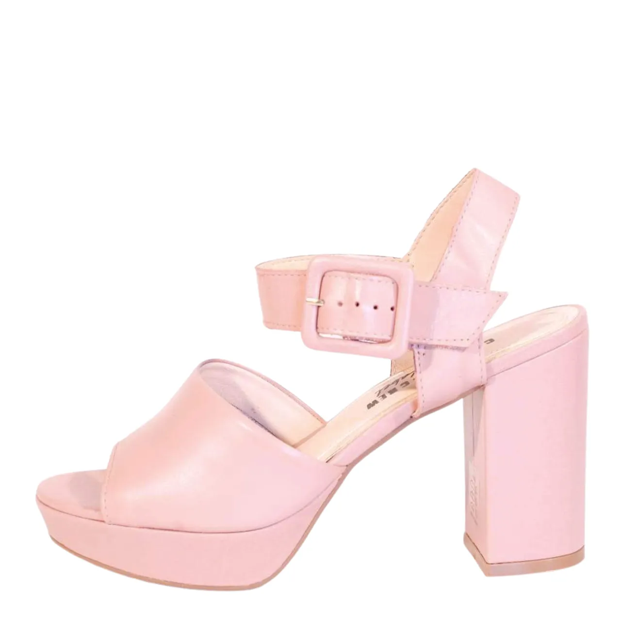 Rose Leather Platform Heels sold by chelsea crew product image thumbnail 3