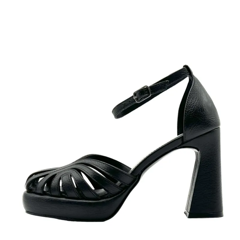 Karmel Retro Platform Heels made by chelsea crew