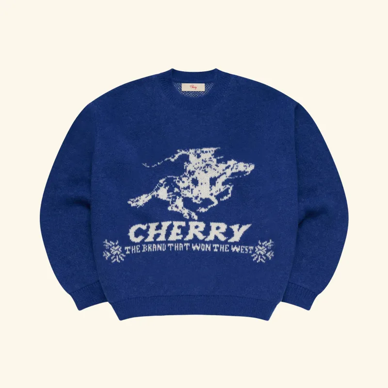 Won The West Knit Crew (Royal Blue) sold by Cherry LA