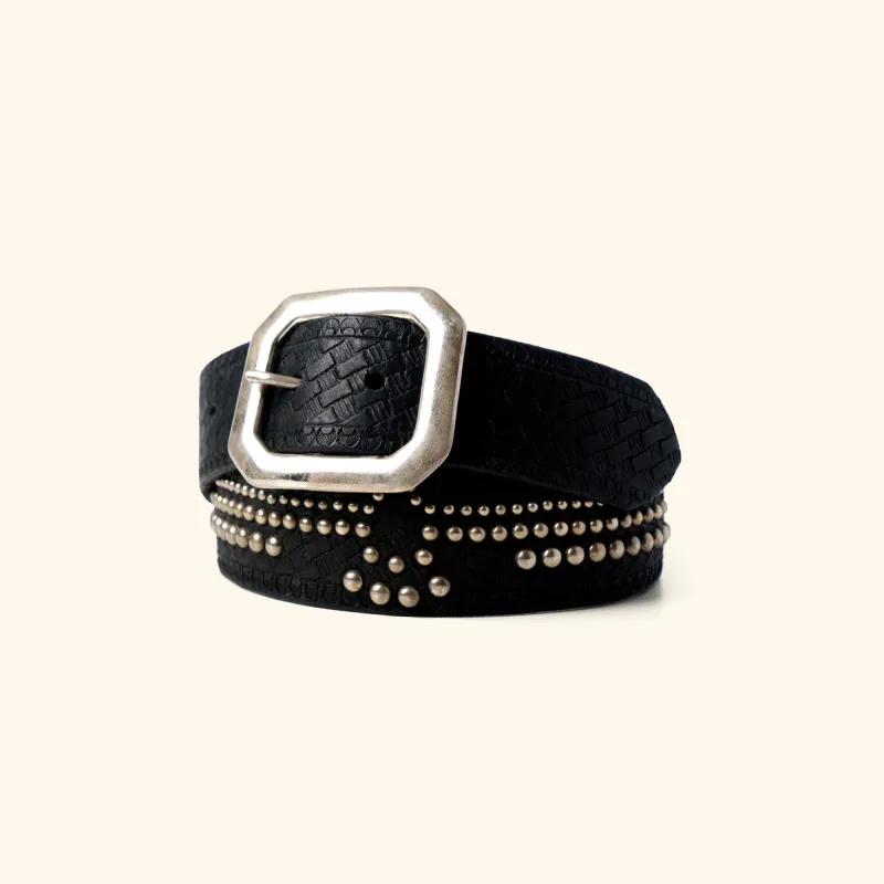 Studded Eagle Belt (Black) sold by Cherry LA