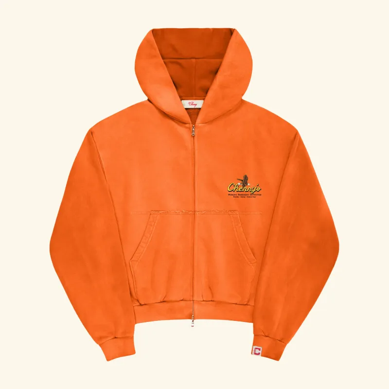 Outfitter Zip Up Hoodie (Orange) sold by Cherry LA