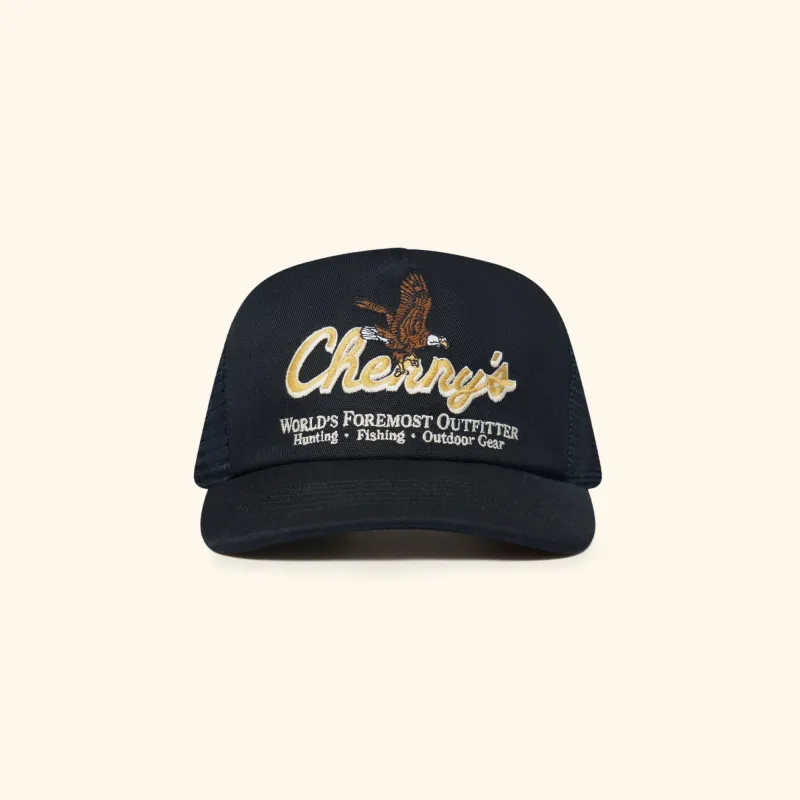 Outfitter Trucker (Black) made by Cherry LA