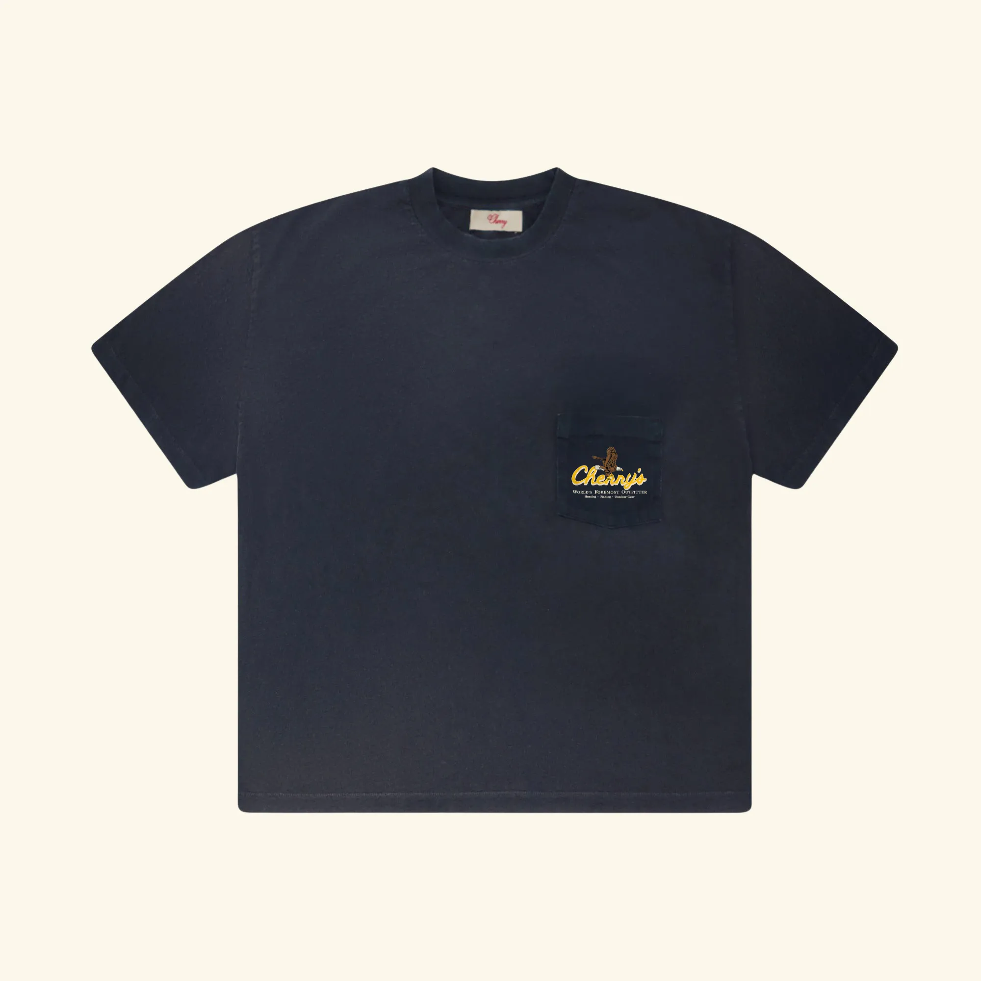 Outfitter Boxy Pocket T-Shirt (Vintage Black) sold by Cherry LA