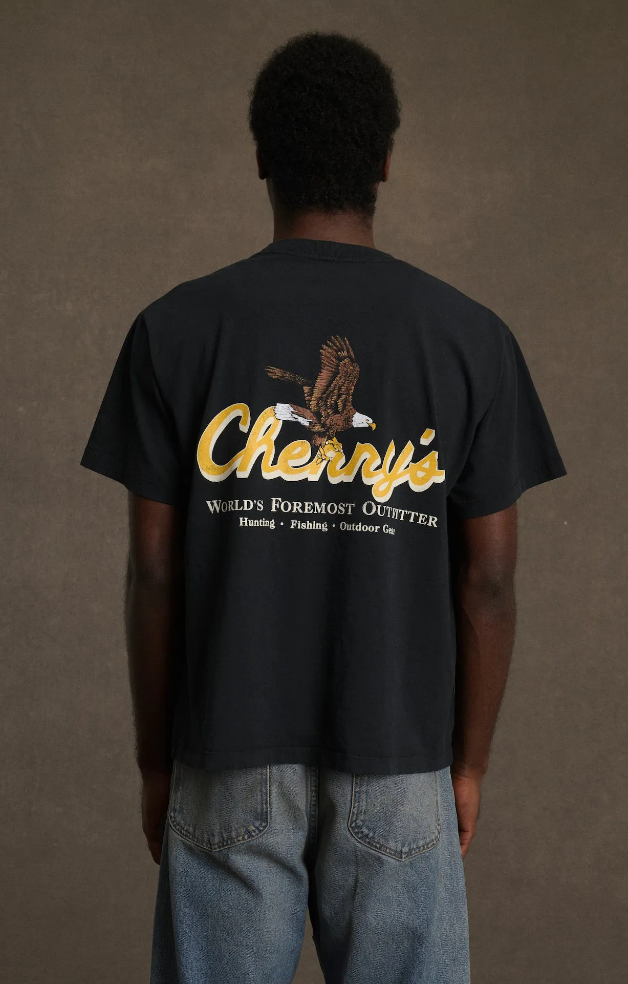 Outfitter Boxy Pocket T-Shirt (Vintage Black) sold by Cherry LA product image thumbnail 3