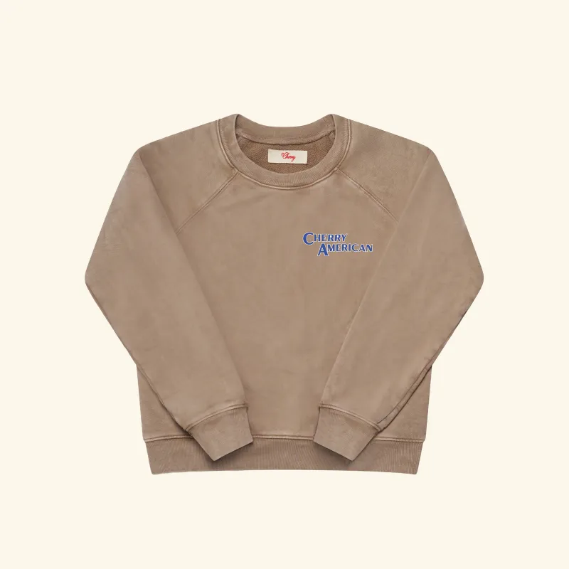 Women's C.A. Raglan Crewneck (Tan) sold by Cherry LA