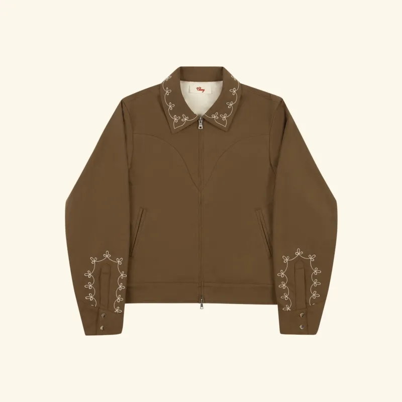 Twill Charro Jacket (Nutmeg) made by Cherry LA