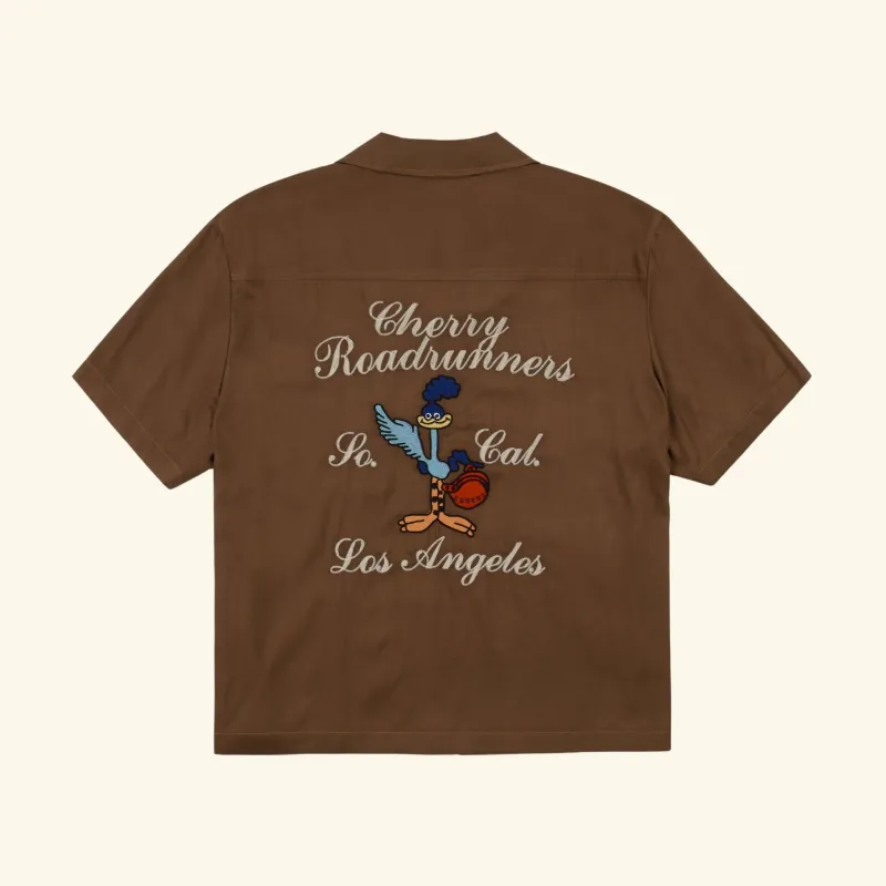 Roadrunner Bowling Shirt (Nutmeg) sold by Cherry LA