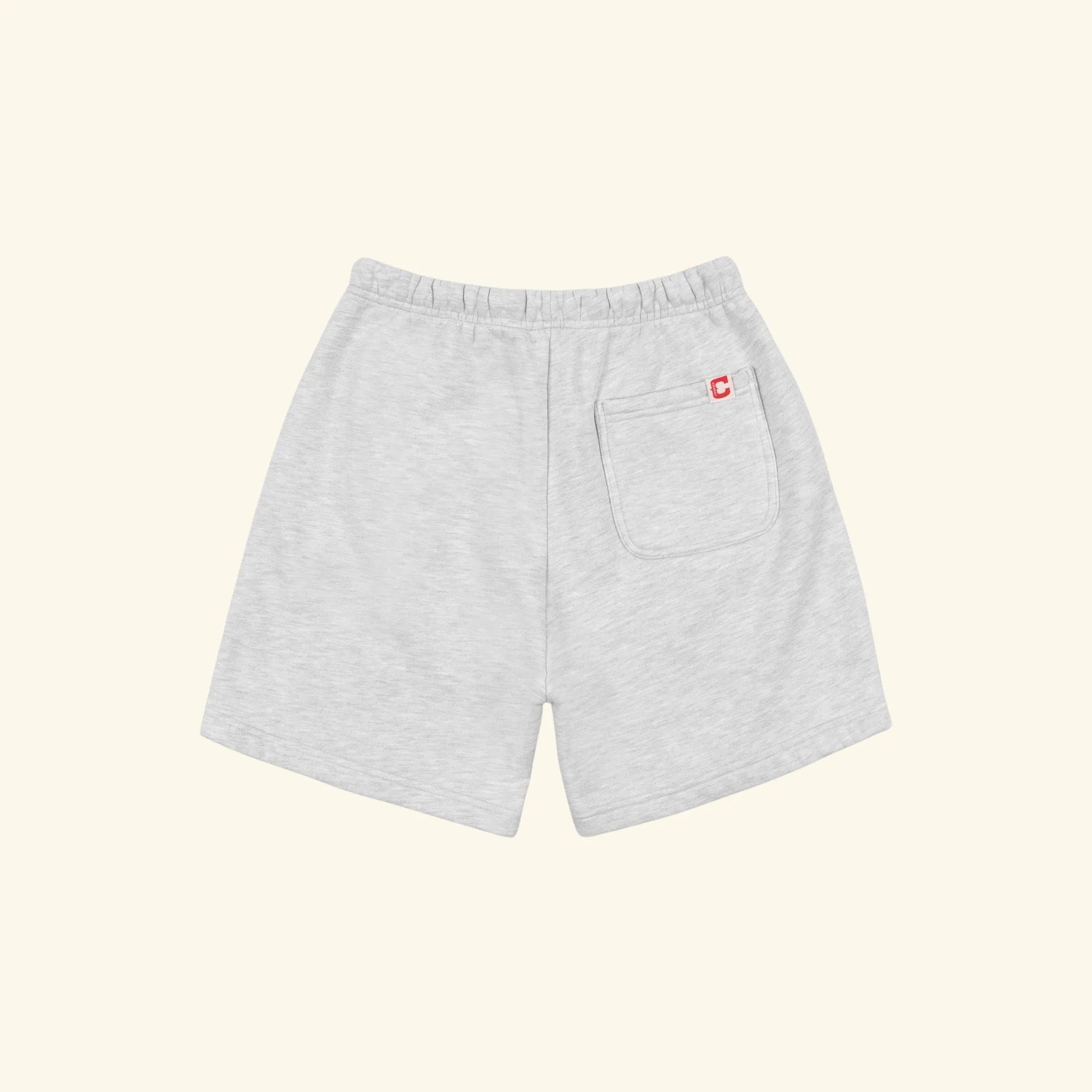 Patchwork Sweatshorts (White Heather) sold by Cherry LA product image thumbnail 2