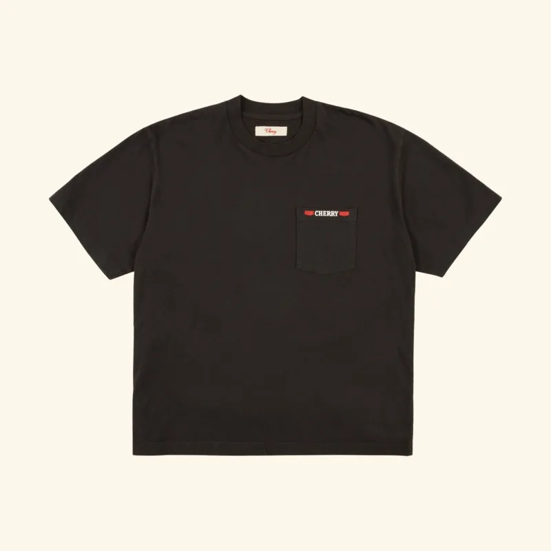 Pico Rivera Pocket T-Shirt (Vintage Black) sold by Cherry LA
