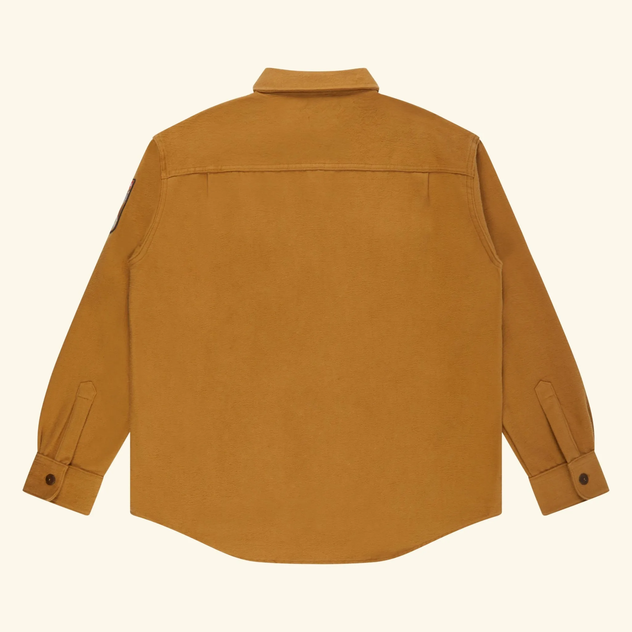 Canton Flannel Shirt (Tan) sold by Cherry LA product image thumbnail 3
