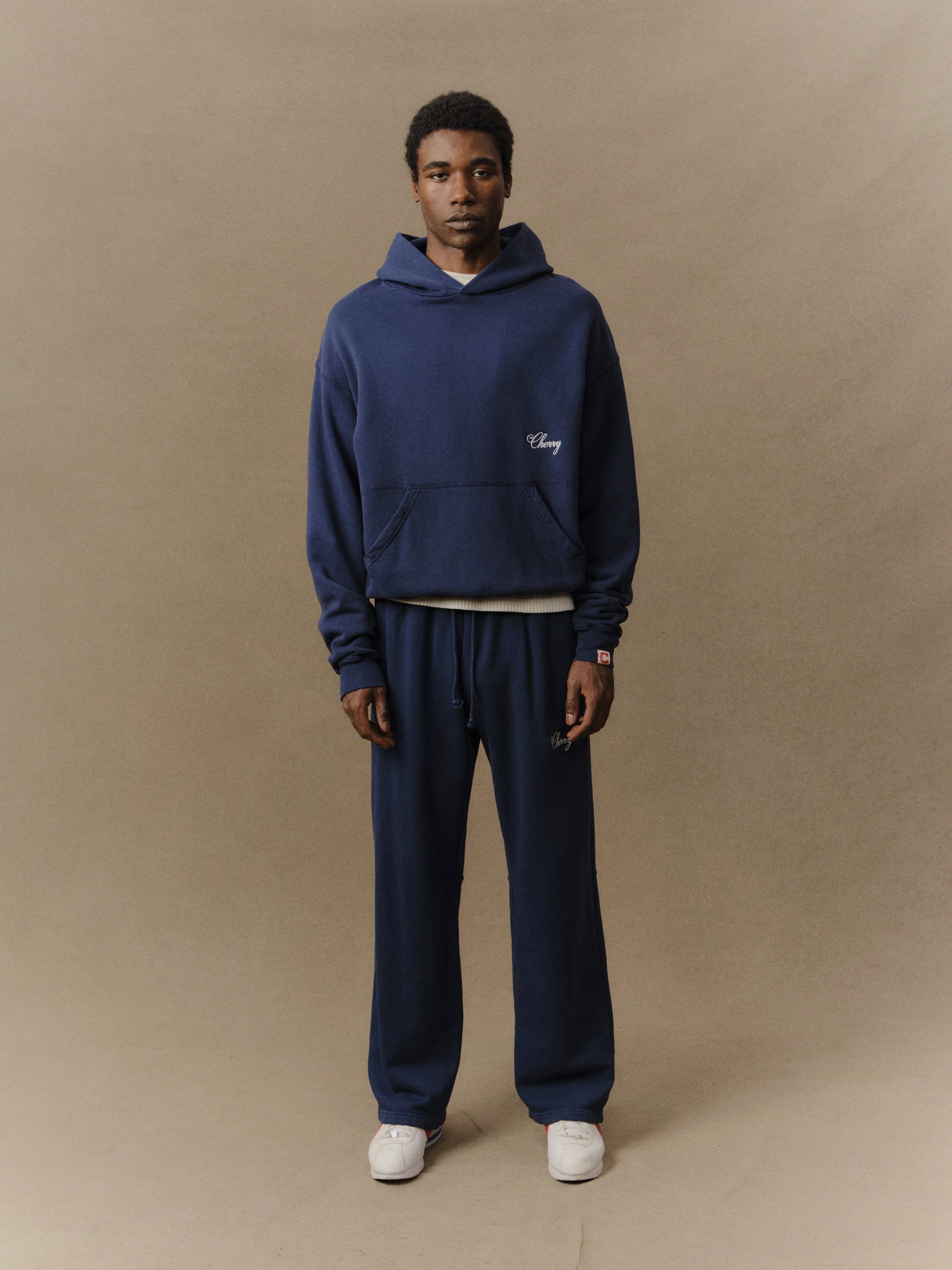 American Classic Pullover Hoodie (Navy) sold by Cherry LA product image thumbnail 4
