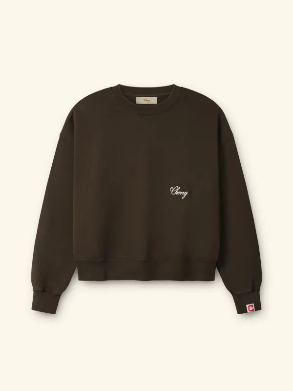 American Classic Crewneck (Chocolate) made by Cherry LA