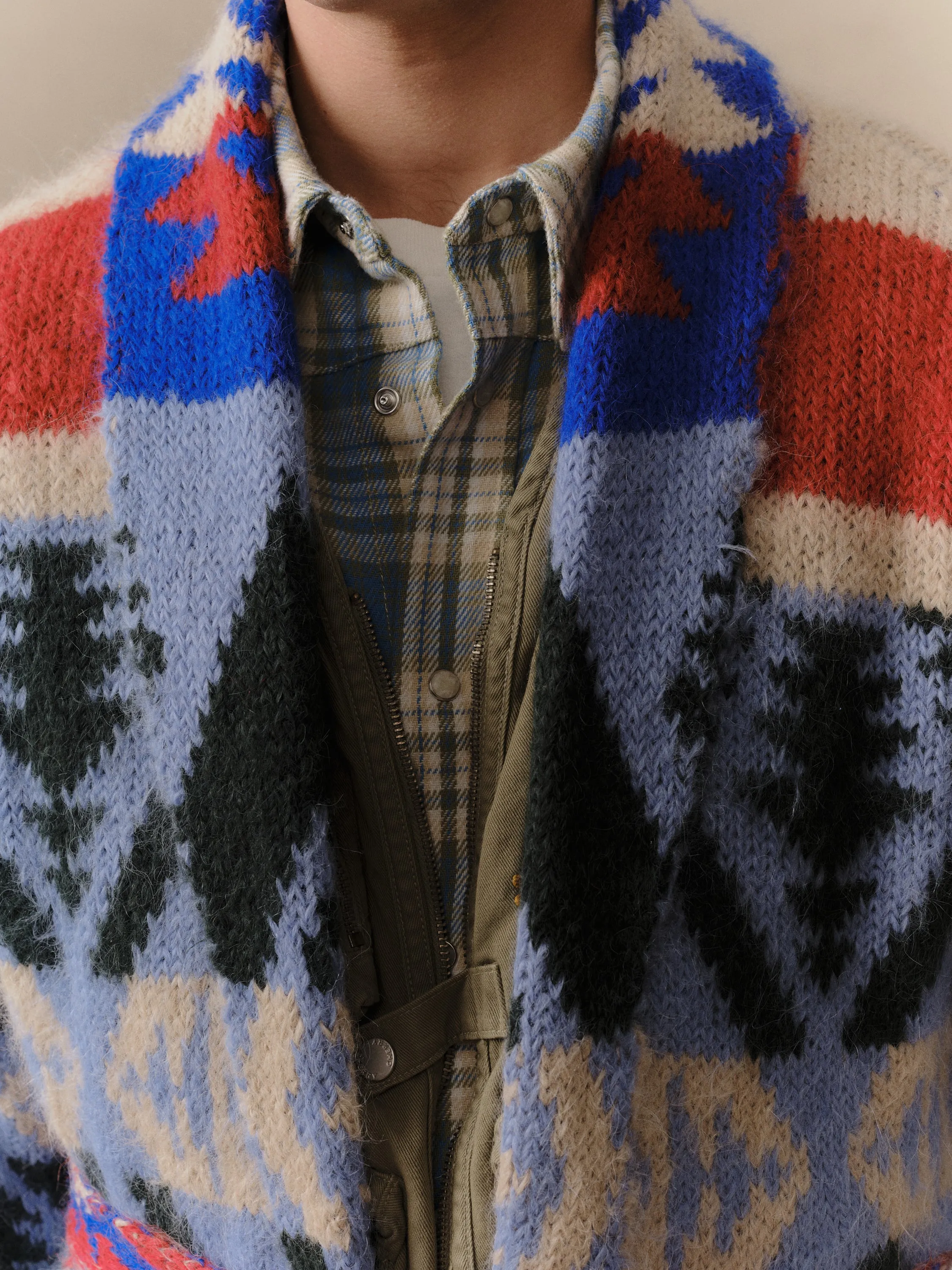 Frontier Striped Smoking Jacket sold by Cherry LA product image thumbnail 4
