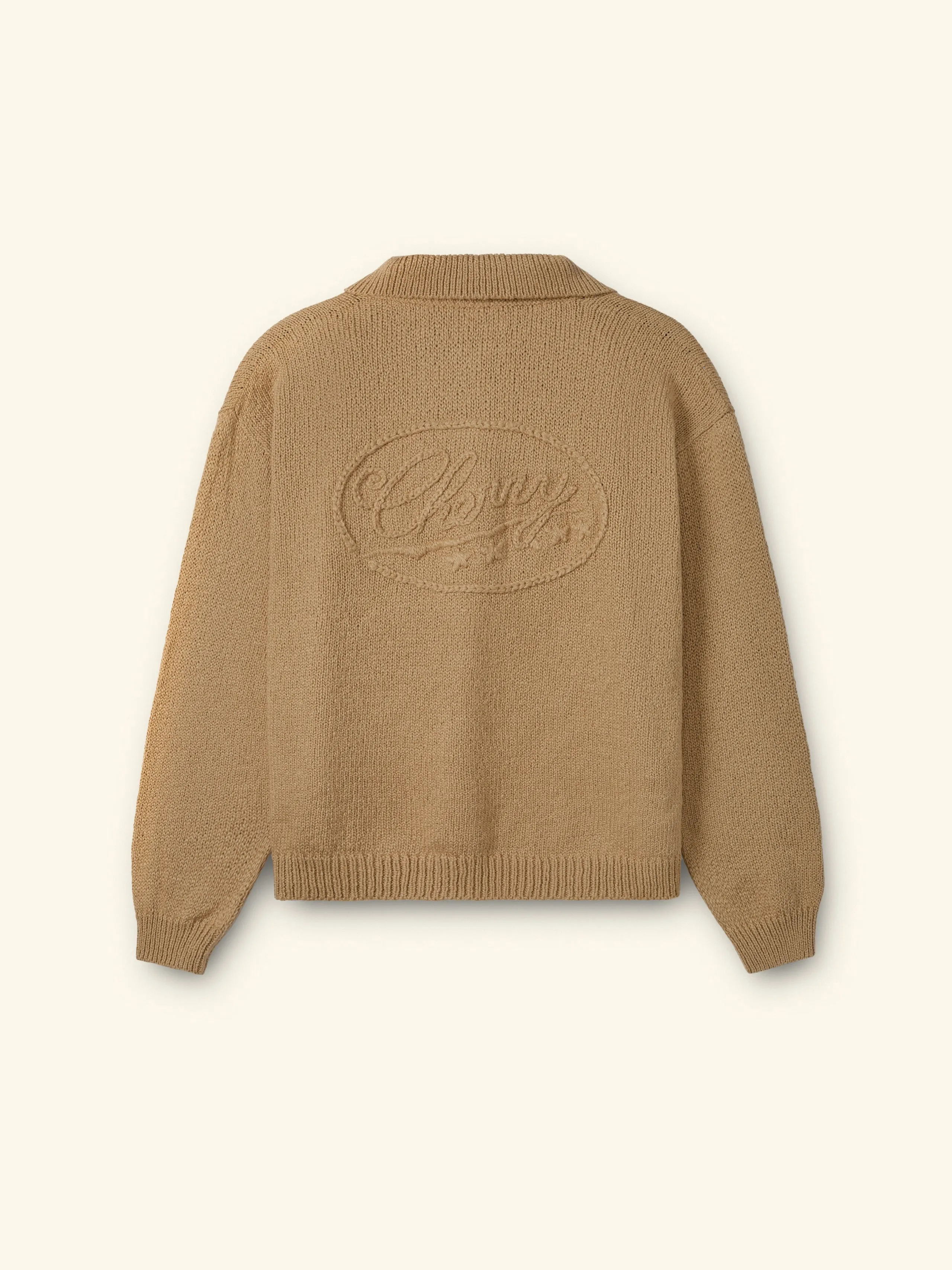 5 Star Henley Knit Crew (Desert Tan) sold by Cherry LA product image thumbnail 5