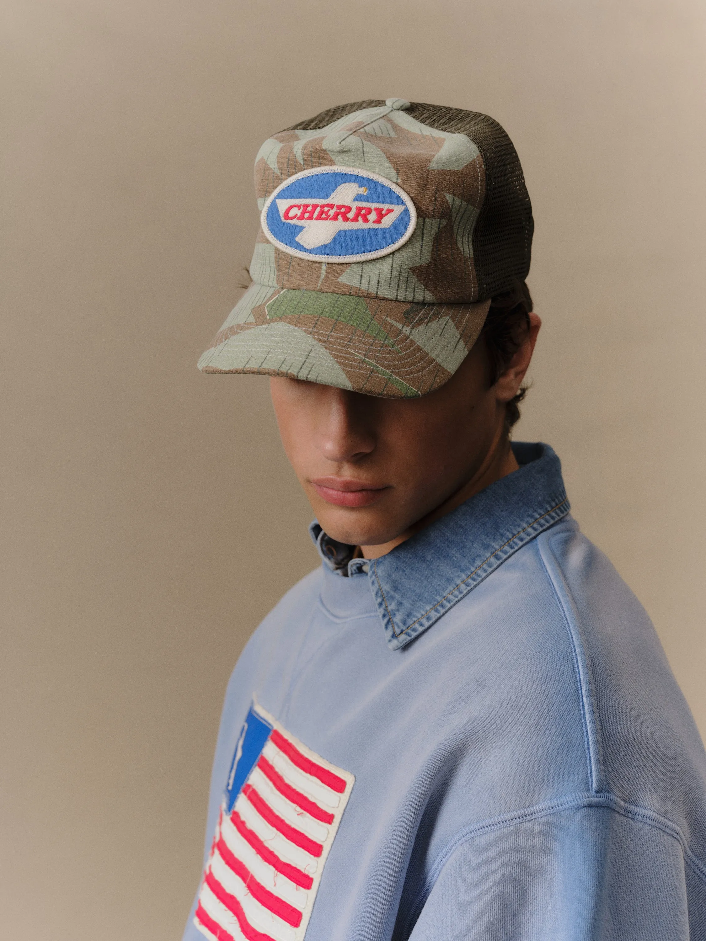 Eagle Patch Trucker (Camo) sold by Cherry LA product image thumbnail 3
