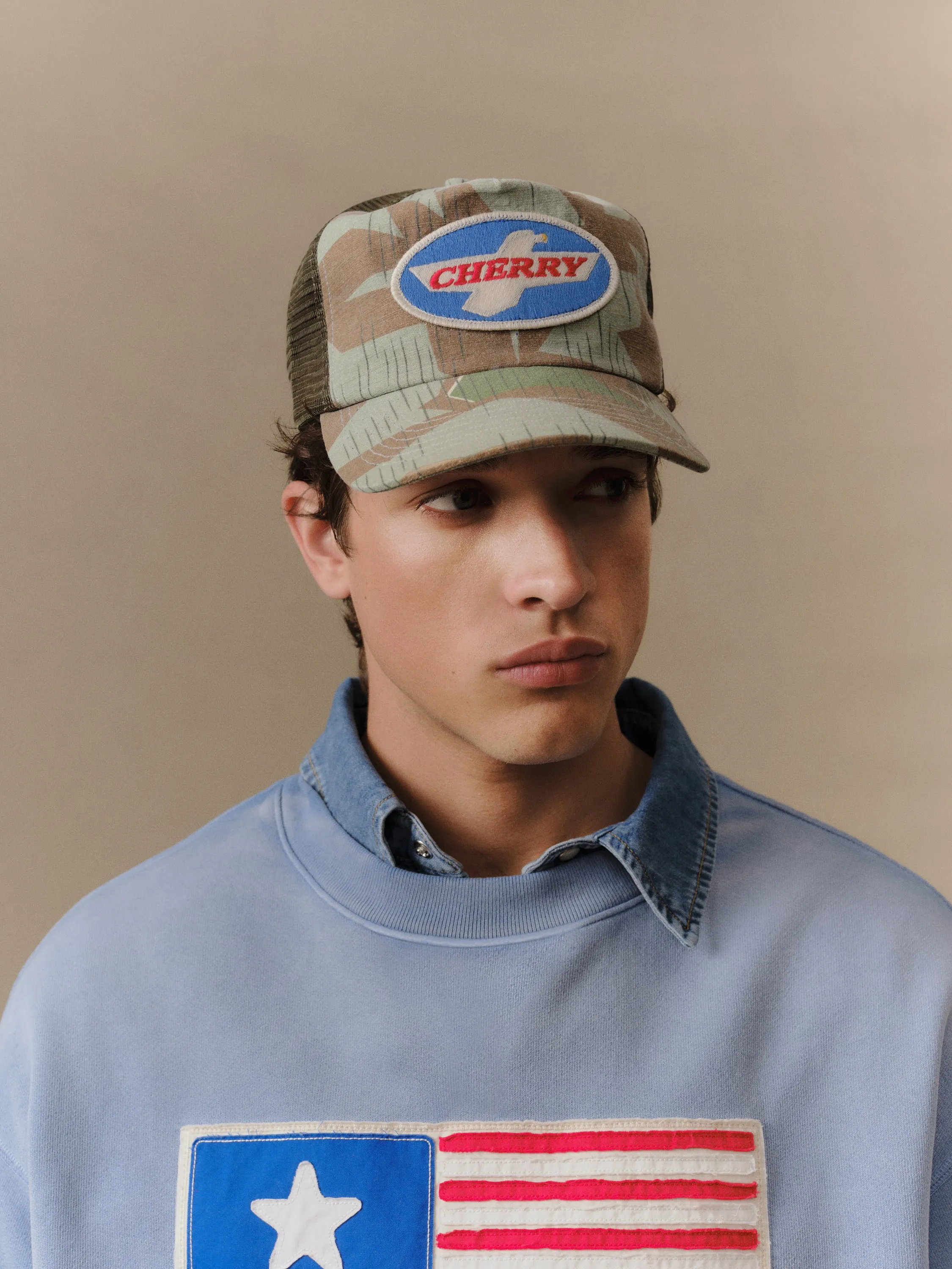 Eagle Patch Trucker (Camo) sold by Cherry LA product image thumbnail 4