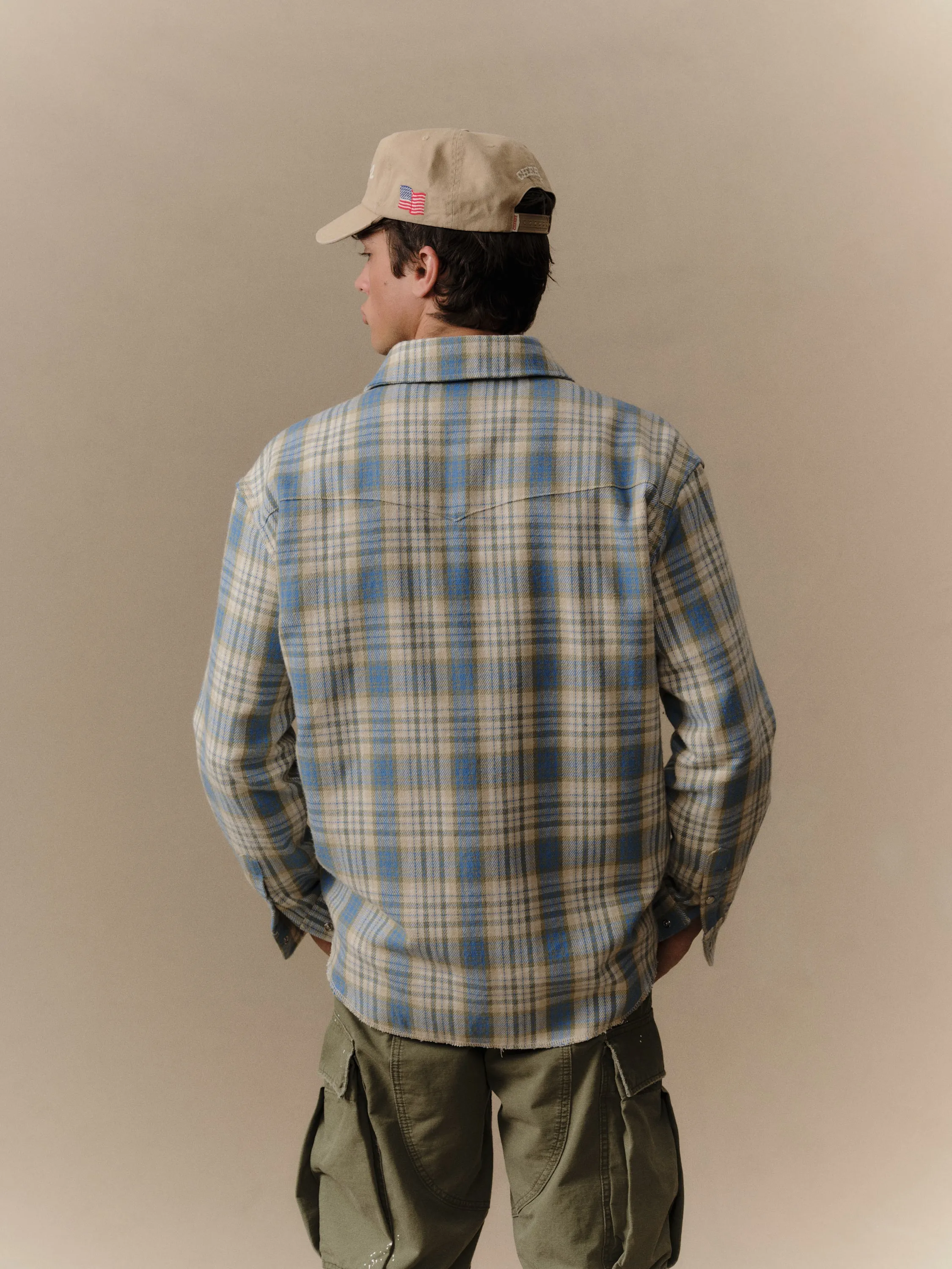Plaid Western Shirt sold by Cherry LA product image thumbnail 4
