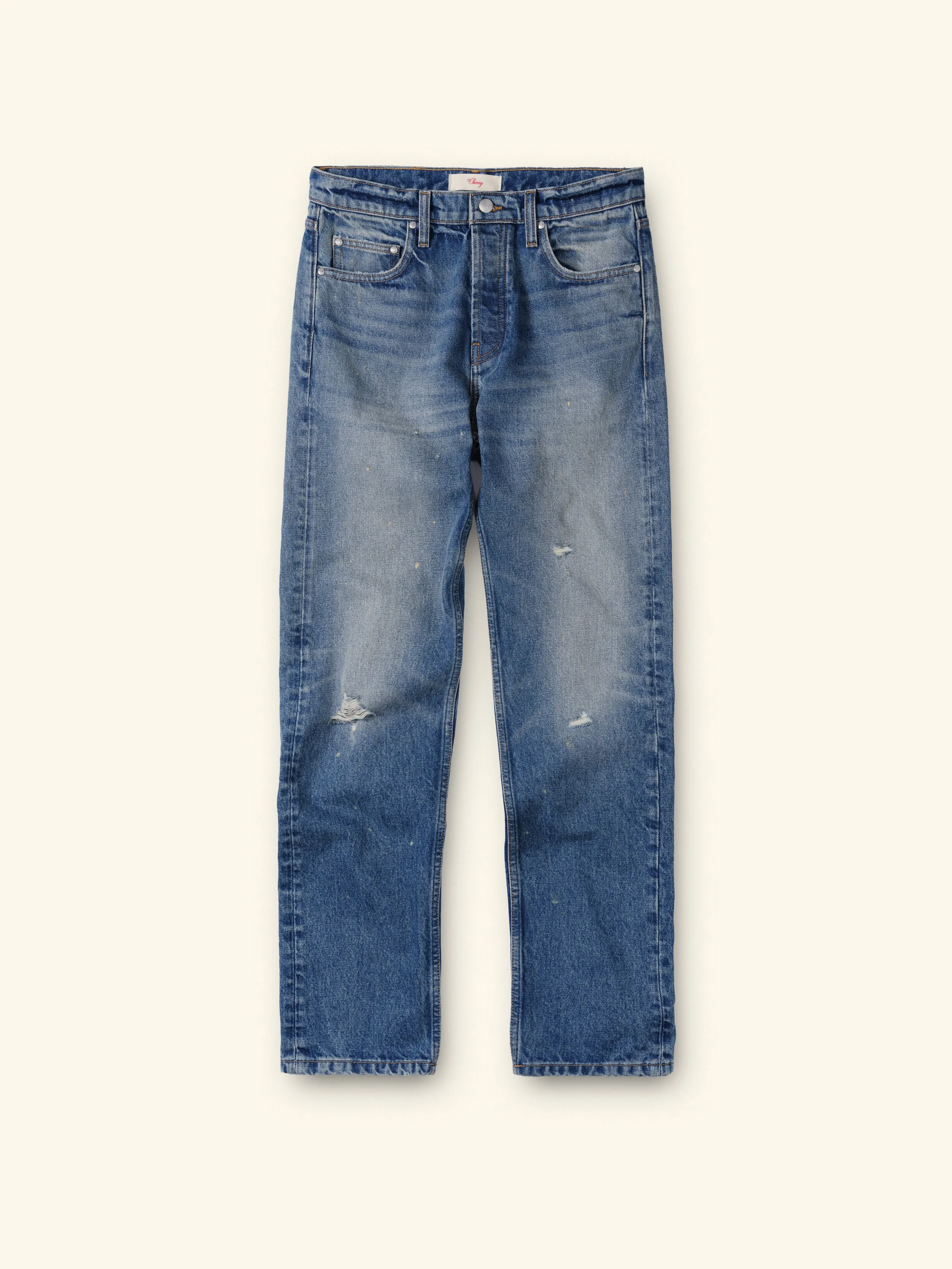 Straight 5 Pocket Jeans (Painters Wash) sold by Cherry LA