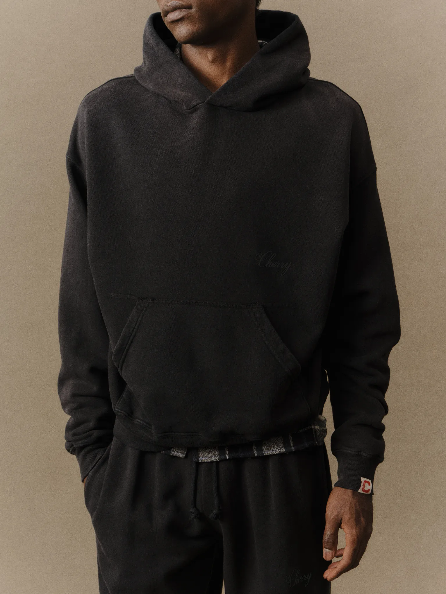 American Classic Pullover Hoodie (Vintage Black) sold by Cherry LA product image thumbnail 2