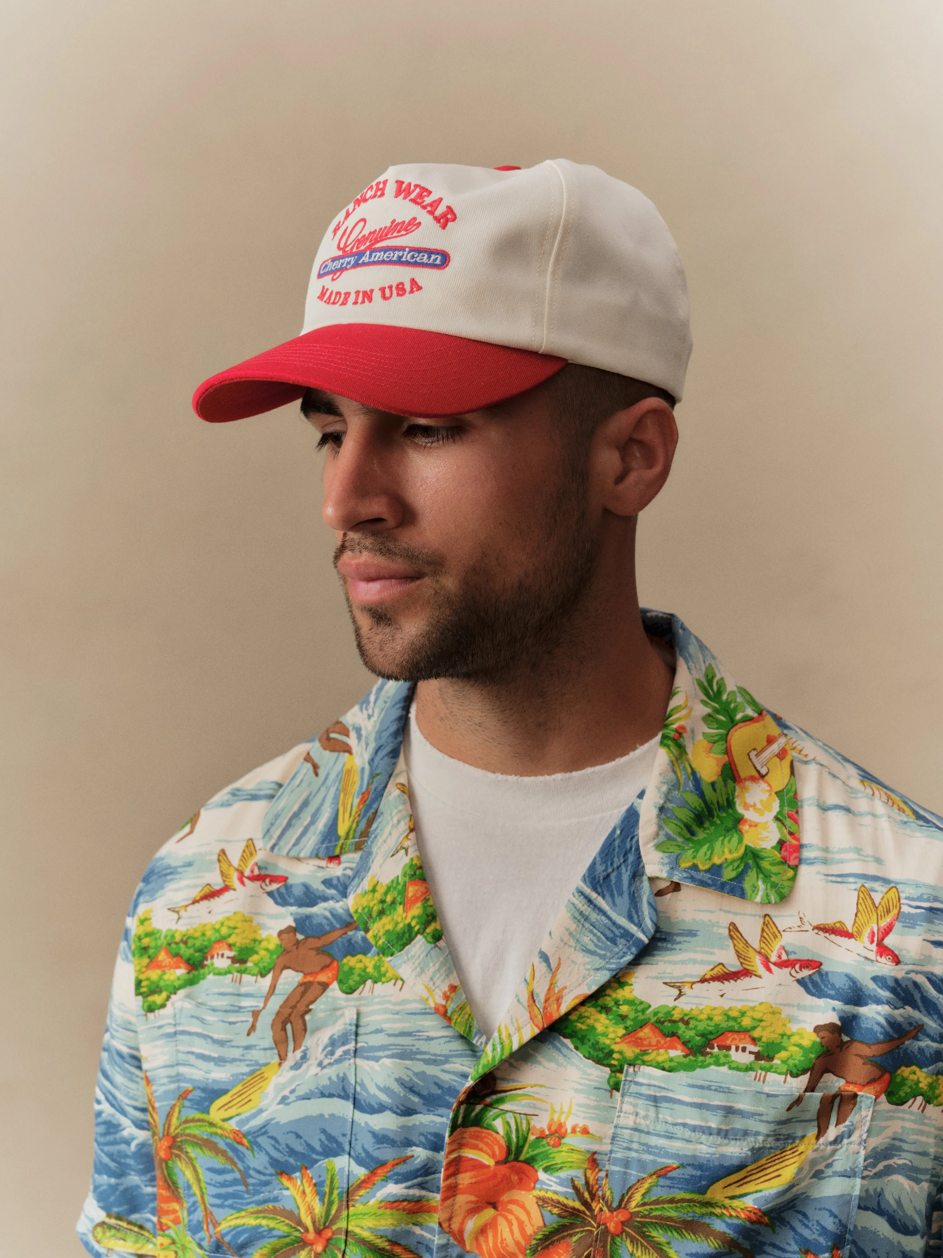 Ranchwear 5 Panel Hat (Cherry Red) sold by Cherry LA product image thumbnail 3