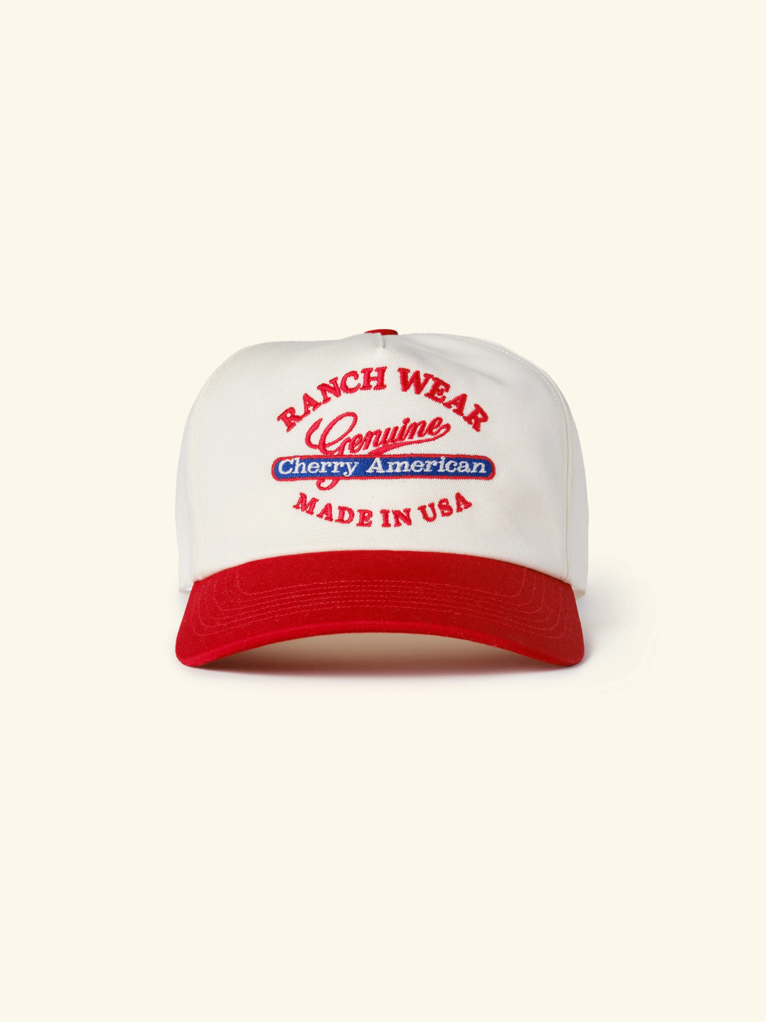 Ranchwear 5 Panel Hat (Cherry Red) sold by Cherry LA