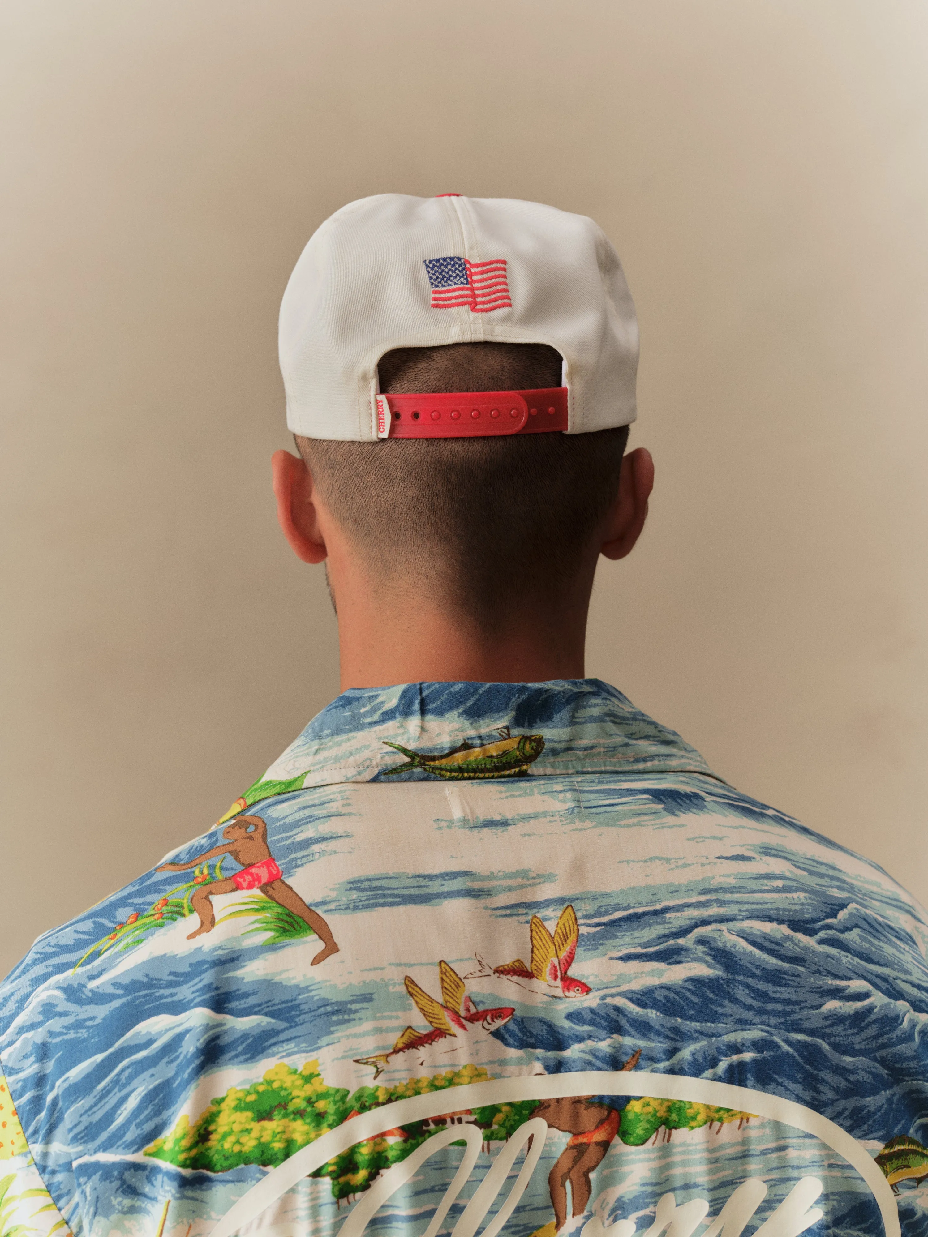 Ranchwear 5 Panel Hat (Cherry Red) sold by Cherry LA product image thumbnail 4