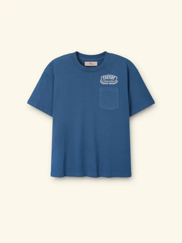 Cape Canaveral Classic Pocket Tee (Faded Navy) made by Cherry LA