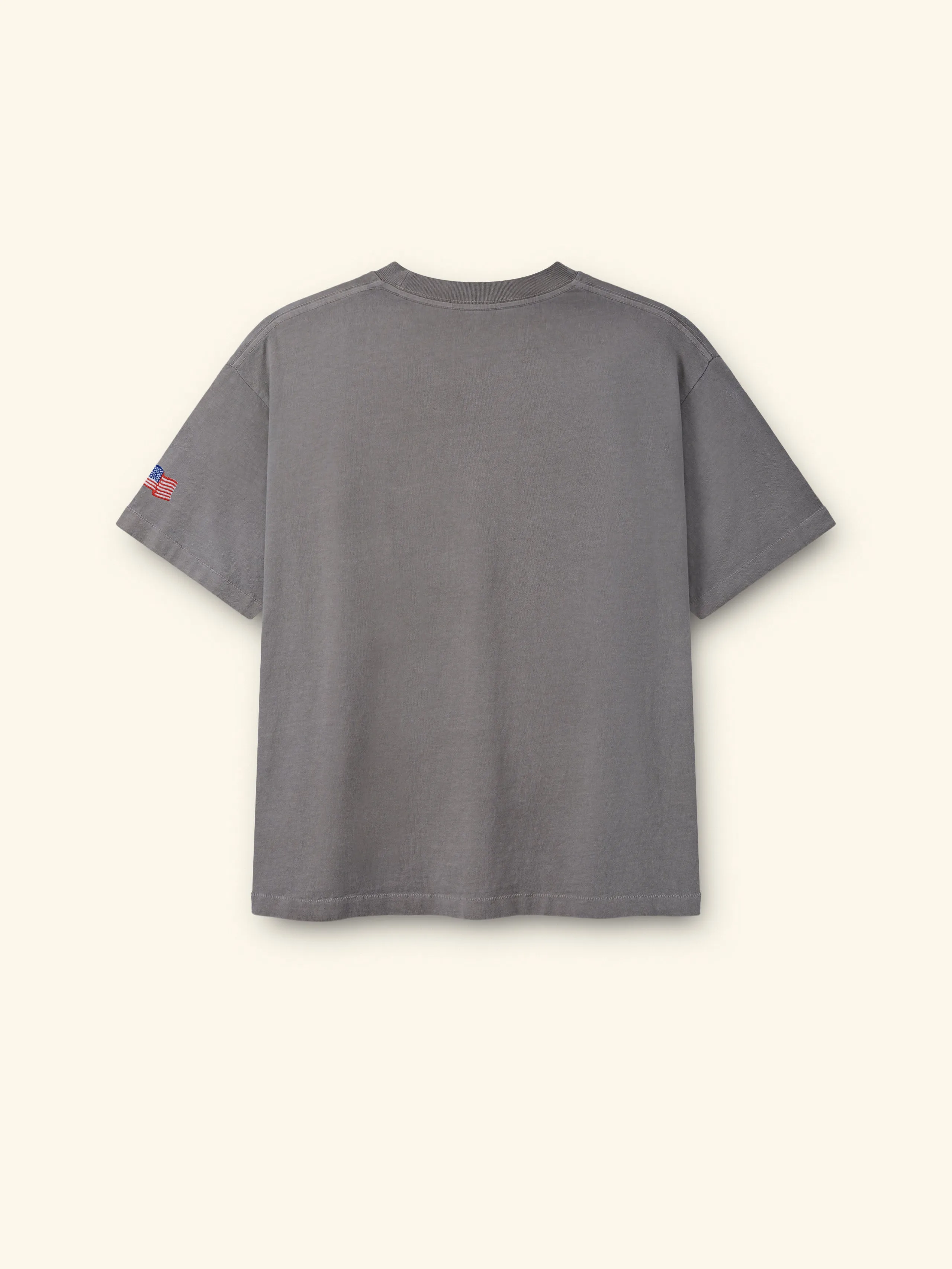 5 Star Boxy Pocket T-Shirt (Smoke) sold by Cherry LA product image thumbnail 5